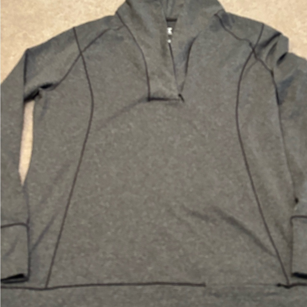 Cutter & Buck Women’s Medium Shoreline Half Zip Gray Pullover Athletic